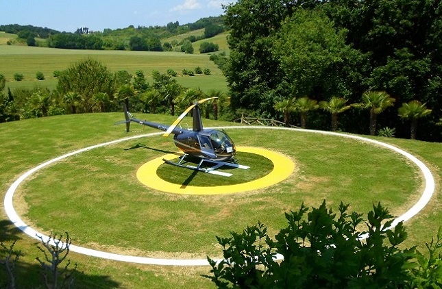Helicopter Tours over the vineyards
